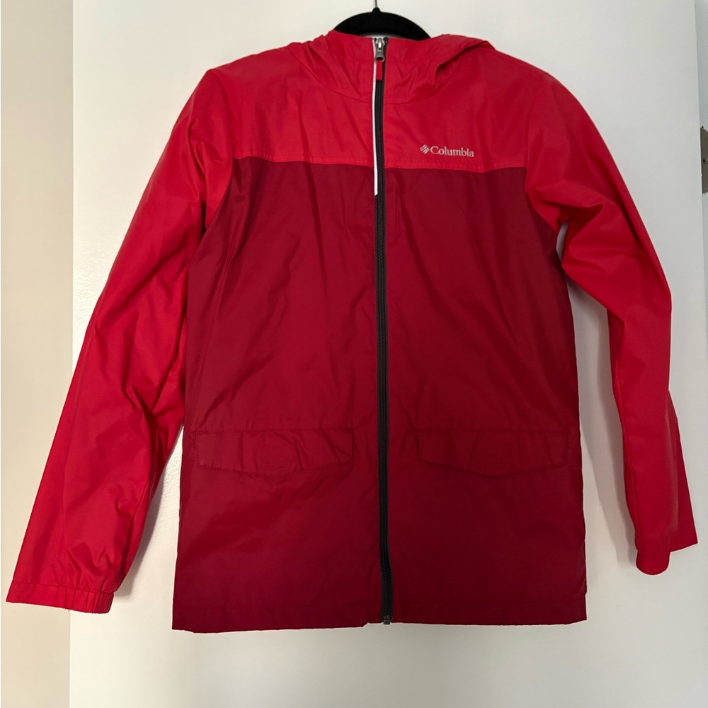 Kids Columbia Red Rain Jacket